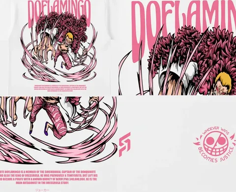Doflamingo — détails du print