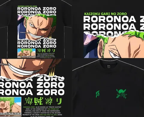 Roronoa Zoro — détails du print